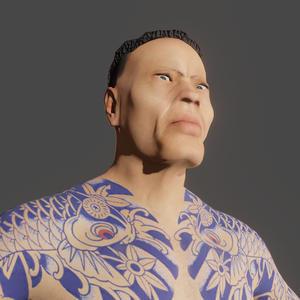 【3Ｄキャラクター】任侠ファイターひろし