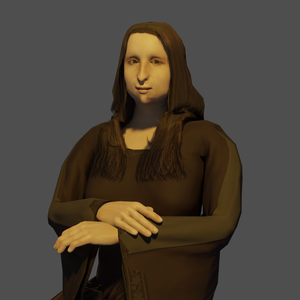 【3Dキャラクター】モナ・リザ