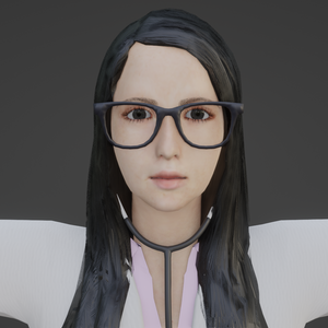 【3Dキャラクター】女医のハルカ先生