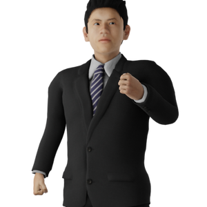 【3Dキャラクター】ヤングサラリーマン