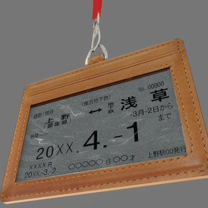 【3D小道具】パスケース　定期入れ　※推し写真カスタマイズ仕様