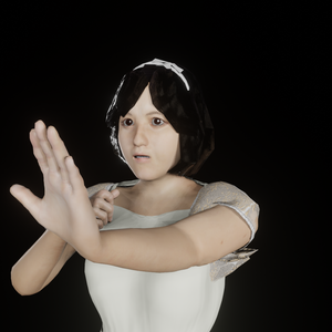 【3Dキャラクター】昭和アイドル　かよさん　Type-B