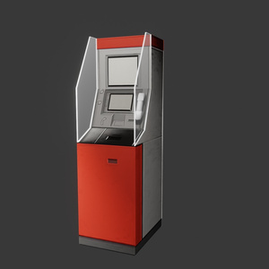 【3D小道具】ATM　ローポリ　