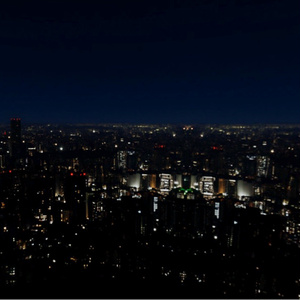 【3D環境・ワールド】タワマンから見た夜景Skyboxマテリアル unityパッケージ