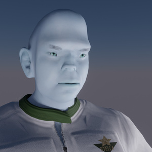  【3Dキャラクター】異星人パイロット　アダム