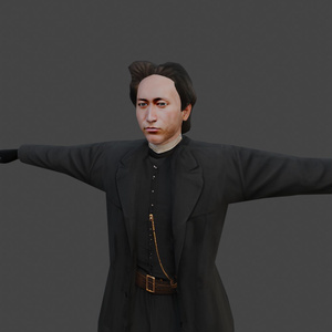 【3Dキャラクター】土方歳三(五稜郭バージョン)