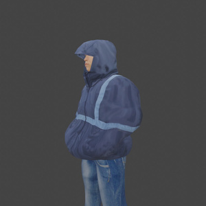 【3Dキャラクター】護送される容疑者