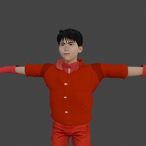 【3Dキャラクター】ガススタンドアルバイト 新山君