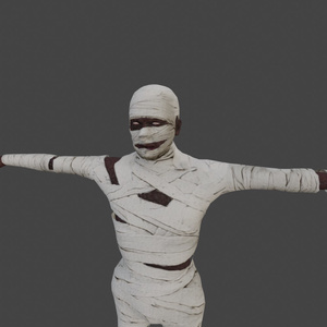  【3Dキャラクター】ミイラ先生