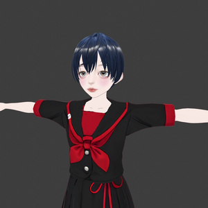 【3Dキャラクター】姉のシバキ子さん