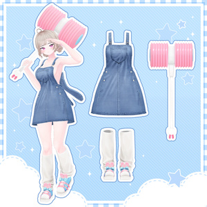 [Free] Summer_Overalls 缩略图 2