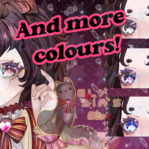 [Vroid | Illustration] Sparkle Idol Eyes Pack