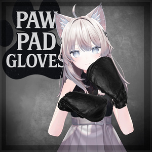 3Dモデル『Paw Pad Gloves/肉球グローブ』VRChat想定 缩略图 6
