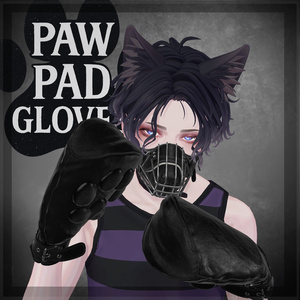 3Dモデル『Paw Pad Gloves/肉球グローブ』VRChat想定 缩略图 8