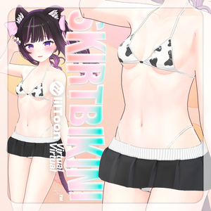 【あのん用水着】透け透けも🌫️+SKIRT BIKINI+