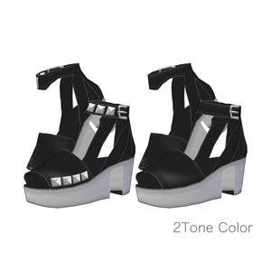 [VRoid] PLATFORM SANDALS / ヒールサンダル for VRoid