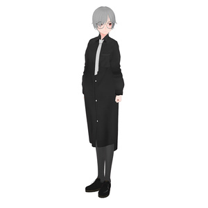 [VRoid] LONG SHIRT DRESS / ロングシャツワンピース