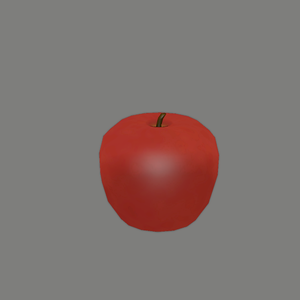 【3Dモデル】りんご　林檎