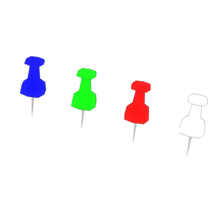 【3Dモデル】プッシュピン・画鋲