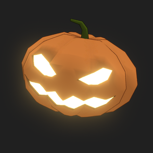 【3Dモデル】ジャック・オー・ランタン　ハロウィン