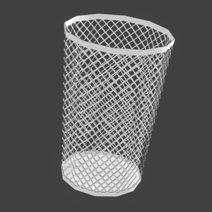 【3Dモデル】屋外用ゴミ箱　ゴミかご