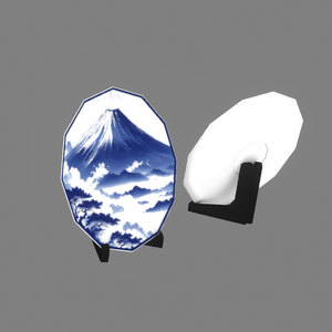 【3Dモデル】飾り皿