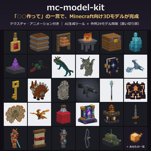 mc-model-kit v1.0_old （以前のバージョンです）