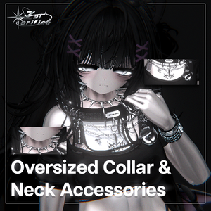 「複数アバター対応」 Oversized Collar & Neck Accessories