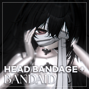 「6アバター対応」 Head Bandages + Bandaid