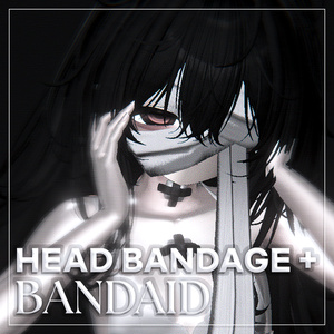 「6アバター対応」 Head Bandages + Bandaid