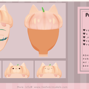 Pumpkin Hat For VRChat/Vtuber