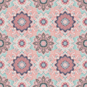 和風×ボヘミアン シームレスパターン素材集（10枚セット） Japanese Bohemian Seamless Patterns (10 items)