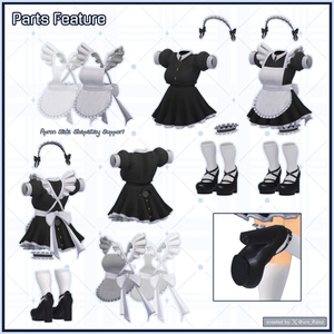【対応衣装】クラシックメイドセット(Classical Maid Set) 缩略图 5