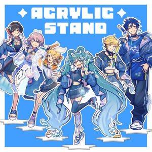 ホロ加工缶バッジD＜asteroid：巡音ルカ＞ - Rella Artworks / 不安定+