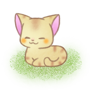 茶トラ風ねこさん。