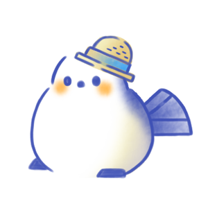 麦わらシマちゃん。