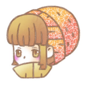 赤いニット帽の女の子。