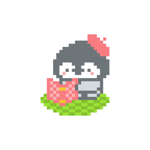 本読むぺんぎんさんセット。
