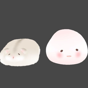 もち、ハムスター