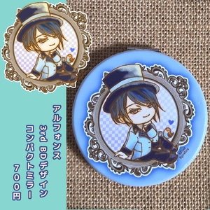 ヘタリア缶ミラー（5種） - Swallow Clover / trabell-clover - BOOTH