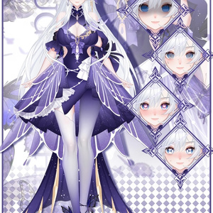 Butterfly Live 2D Vtuber Model🦋💜