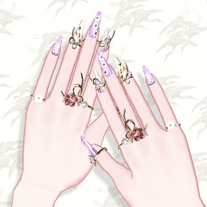 【brochiManac・Pochi】和風ネイル🎍J-style Nail＆Ring 缩略图 5