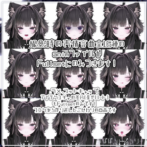 【まよ/Mayo】Bitter doll makeup & body & eye Texture & Blendshape + Face Anim 缩略图 5