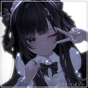 【まよ/Mayo】Bitter doll makeup & body & eye Texture & Blendshape + Face Anim 缩略图 4