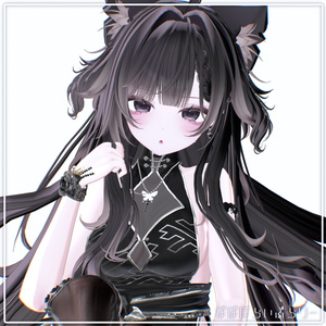 【まよ/Mayo】Bitter doll makeup & body & eye Texture & Blendshape + Face Anim 缩略图 10