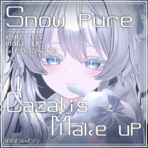 【カザリス/Cazalis】Snow Pure makeup & eye Texture + Blendshape