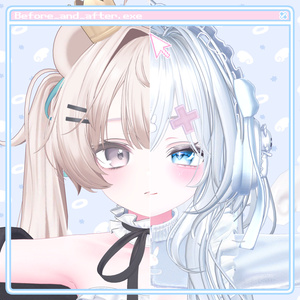 【ミルフィ/Milfy】どりーみんえんじぇる makeup ＆ eye Texture + Blendshape 缩略图 2