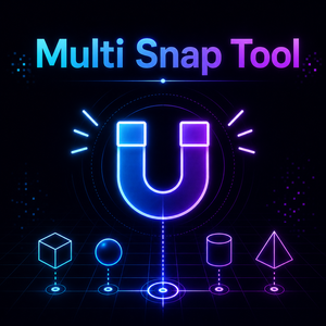 【Unity】Multi Snap Tool｜Blender感覚で使える高機能スナップツール【VRChat対応】