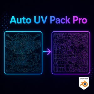 Auto UV Pack Pro-ワンボタンでUVを配置！