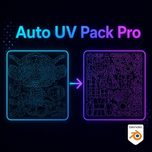 Auto UV Pack Pro-ワンボタンでUVを配置！